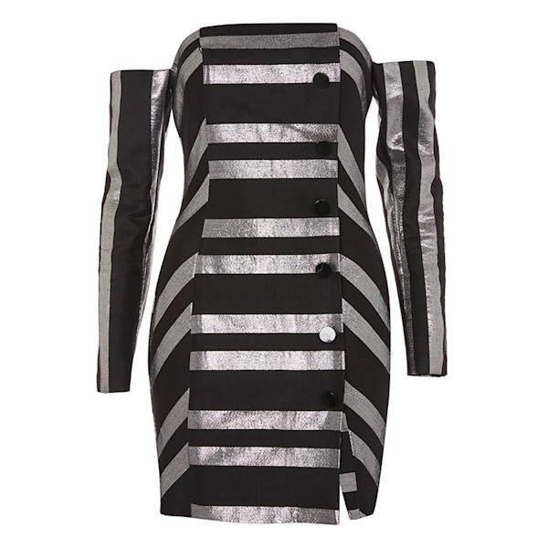 Topshop black bardot sales dress