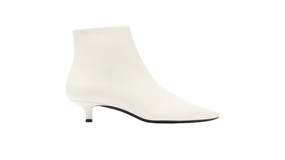 The row coco leather ankle boots sales