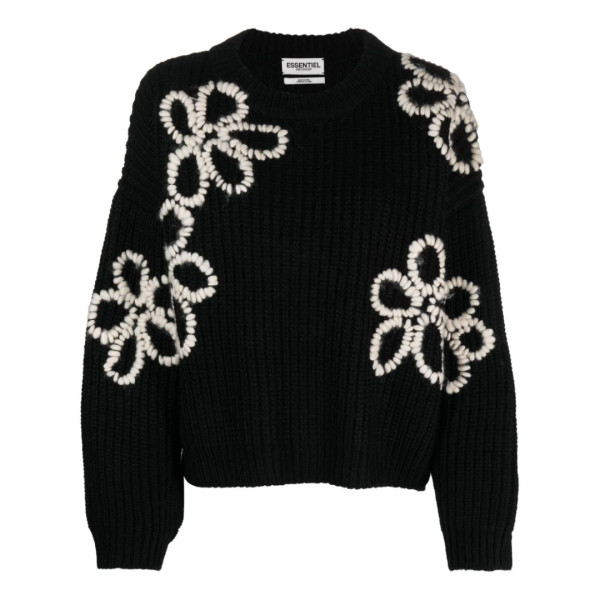 Essentiel antwerp eschew embroidered sweater