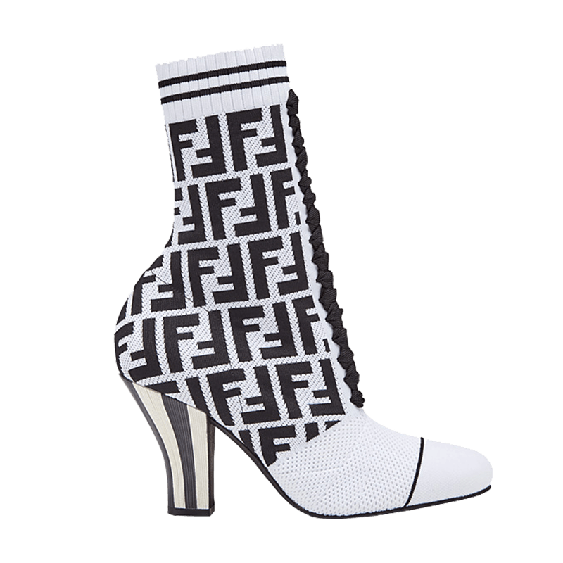 fendi sock heeled ankle boots