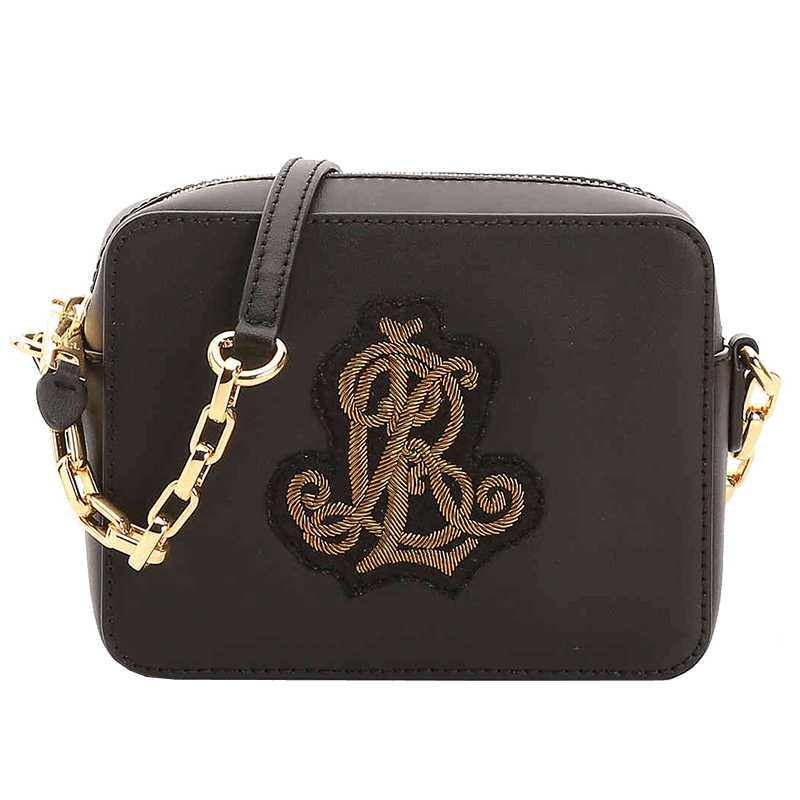 lauren ralph lauren leather crossbody bag