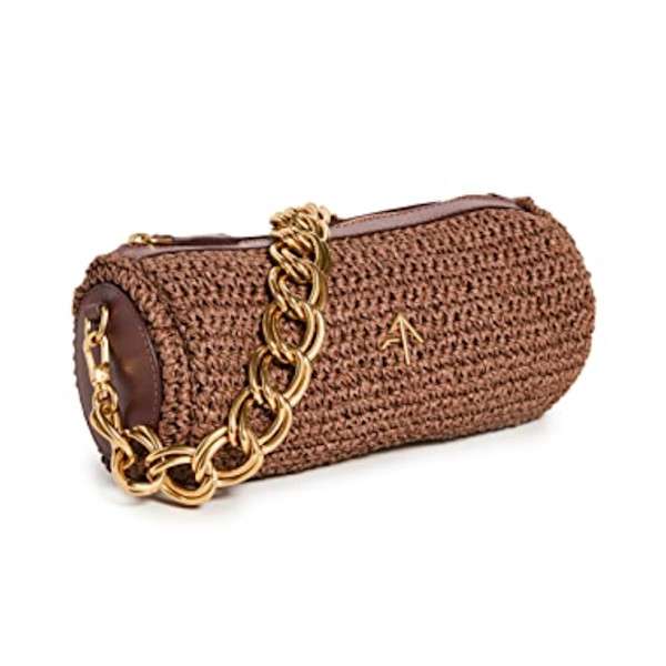 MANU Atelier XX Mini Cylinder Woven Crochet Bag Story Rain
