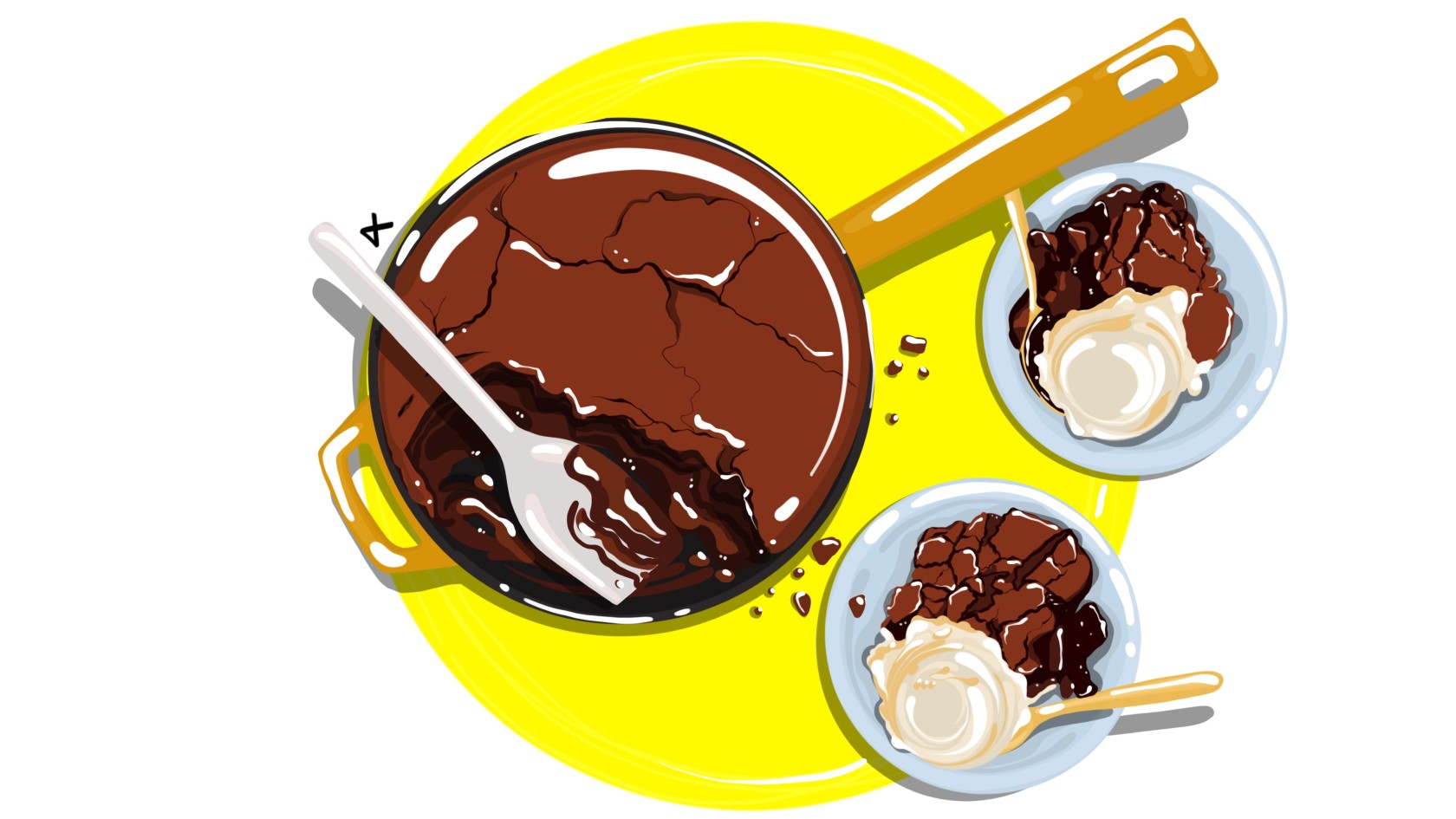 Chocolate brownie pudding story   rain recipe box 16x9