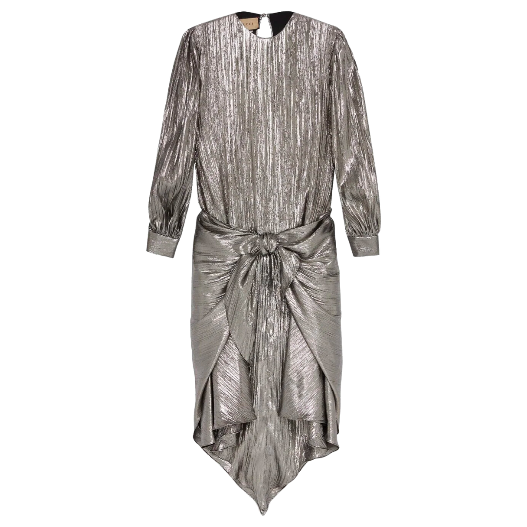 Gucci Lurex Pleated Dress | Story + Rain