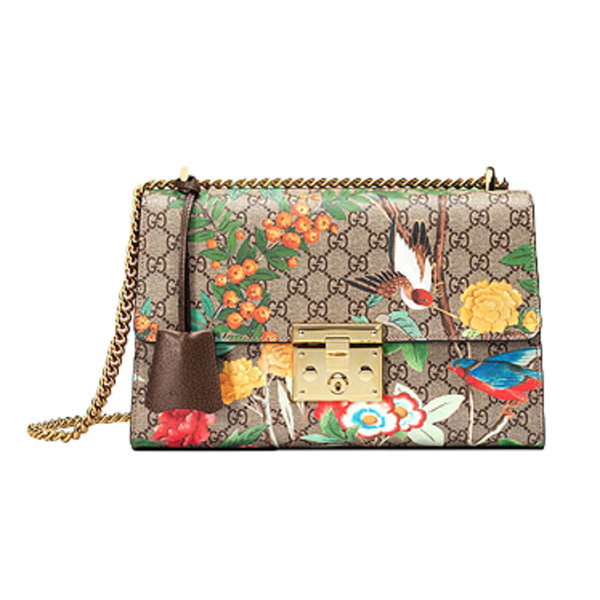 Gucci Tian Padlock Shoulder Bag Story Rain
