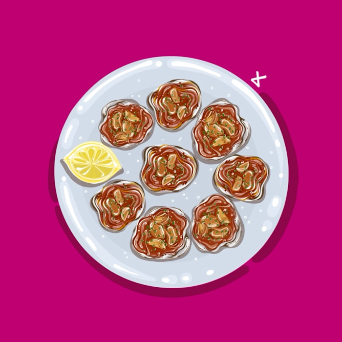 Barbecued Clams