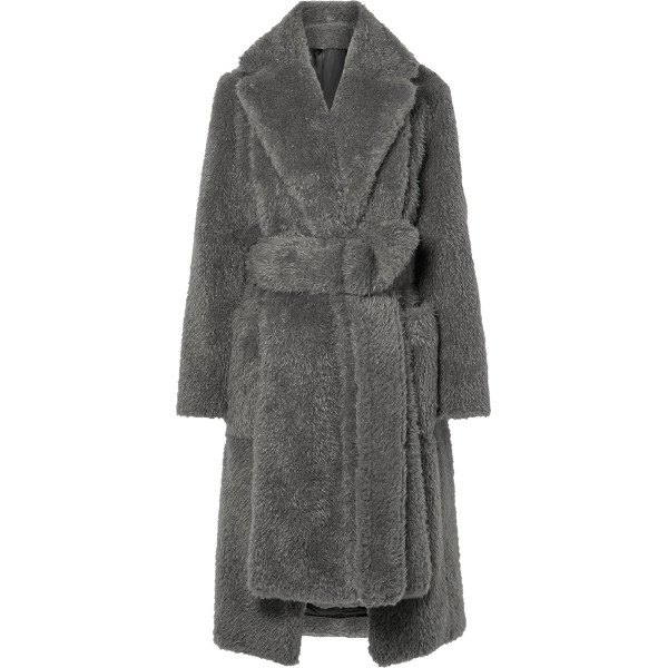 Helmut Lang - Belted Faux Fur Coat | Story + Rain