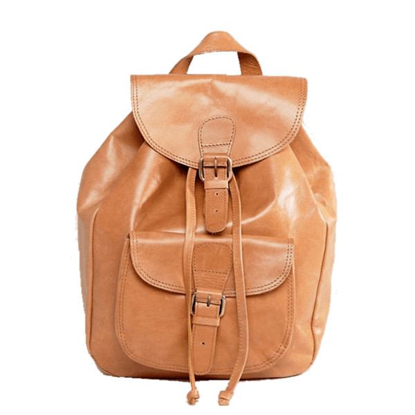 asos real leather backpack Ellington A structured leather exterior ASOS - Front Pocket Backpack