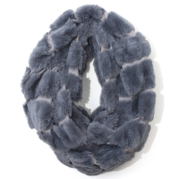 Altare faux fur mink infinity scarf