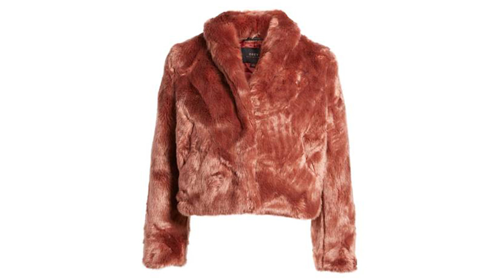 Obey Lana Faux Fur Coat