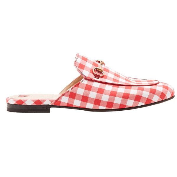 Gucci princetown gingham loafers