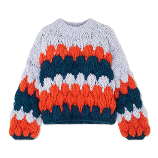 The knitter the ugly intarsia wool sweater