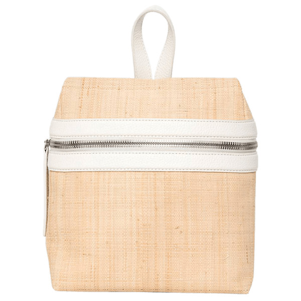 Woven 2025 straw backpack