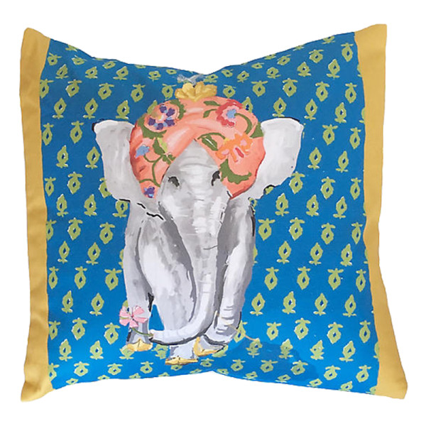 Dana gibson  elephant pillow
