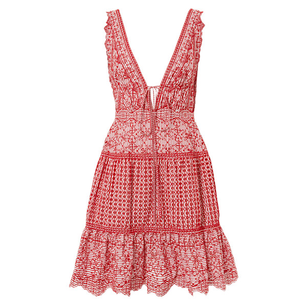 Jonathan simkhai red sales dress