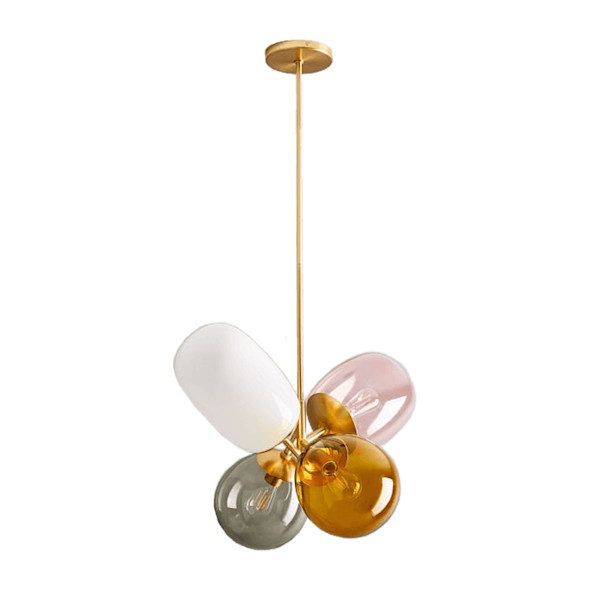 West elm modern balloon glass chandelier