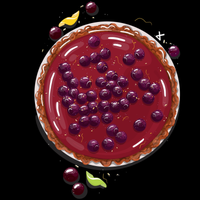 Cranberry lime pie story   rain recipe box1x1