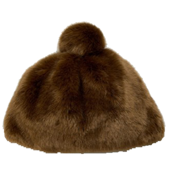 Asos pieces faux fur bobble hat