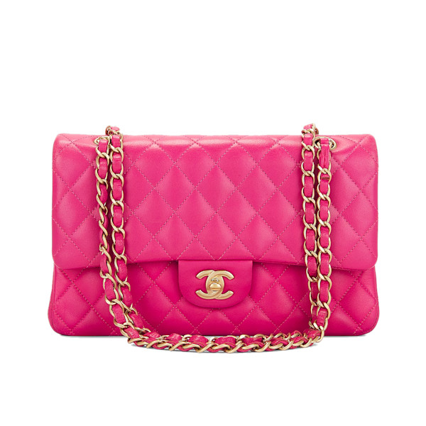 chanel quilted lambskin shoulder bag