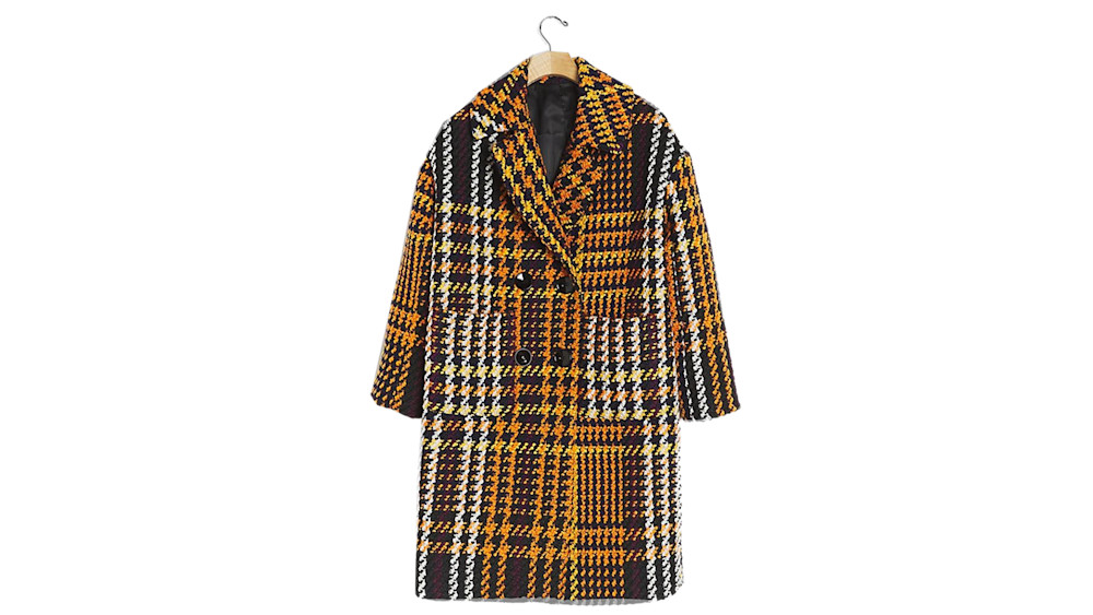 Nvlt plaid 2025 long coat