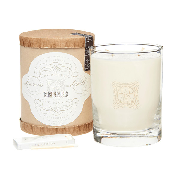Linnea s lights embers 2 wick soy candle