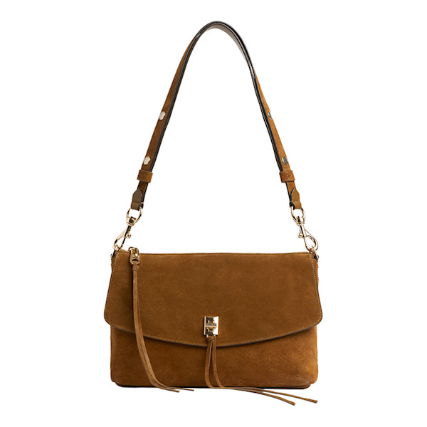 Rebecca Minkoff Darren Top Zip Shoulder Bag Story Rain