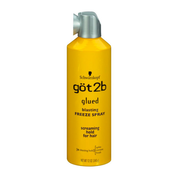 Glued blasting freeze hair spray