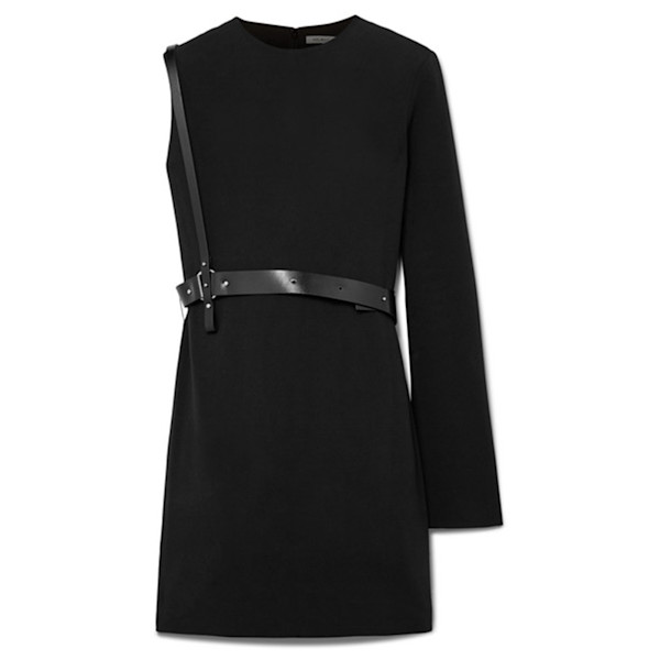 helmut lang asymmetric mini dress Helmut Lang Asymmetric Wool Mini Dress