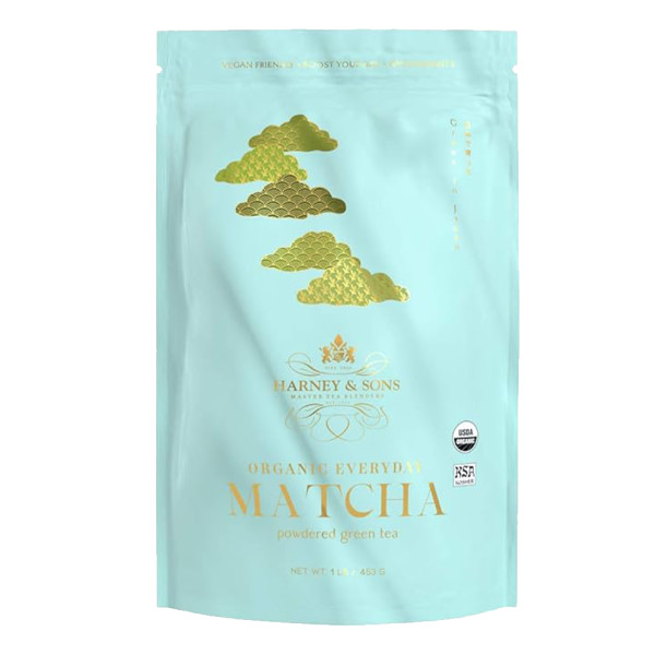 Harney   sons organic everyday matcha   16oz bag powdered matcha tea