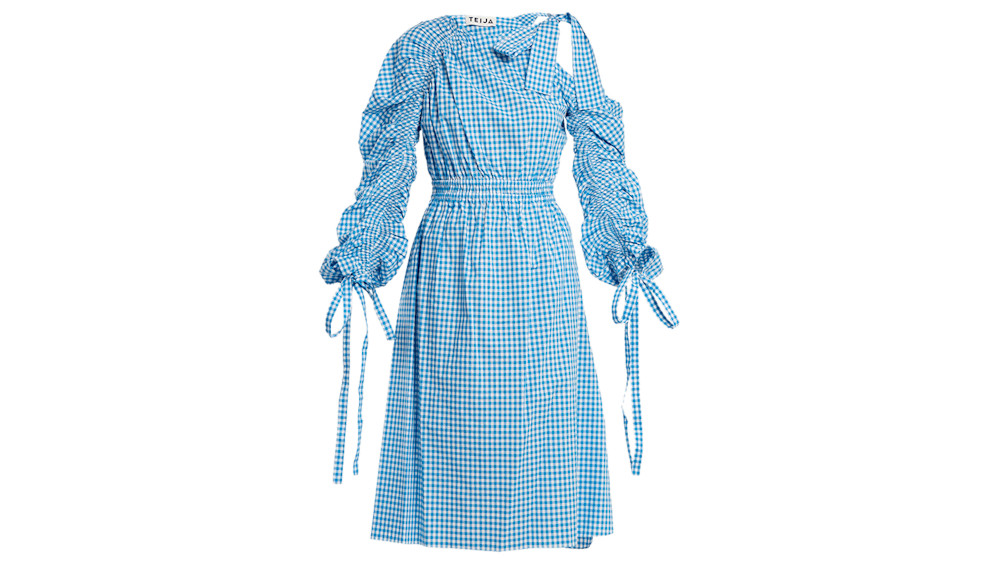 Teija - Asymmetric Cotton-Gingham Dress | Story + Rain Teija - Asymmetric Cotton-Gingham Dress | Story + Rain