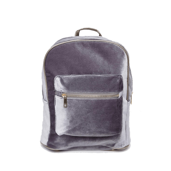 Asos velvet backpack 