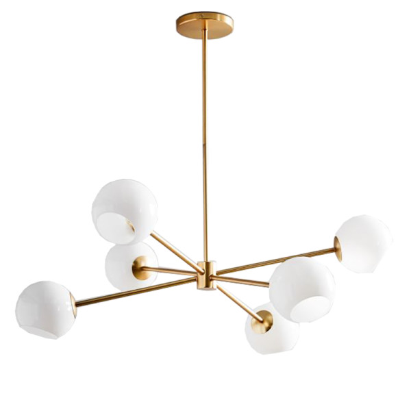 Staggered glass chandelier deals