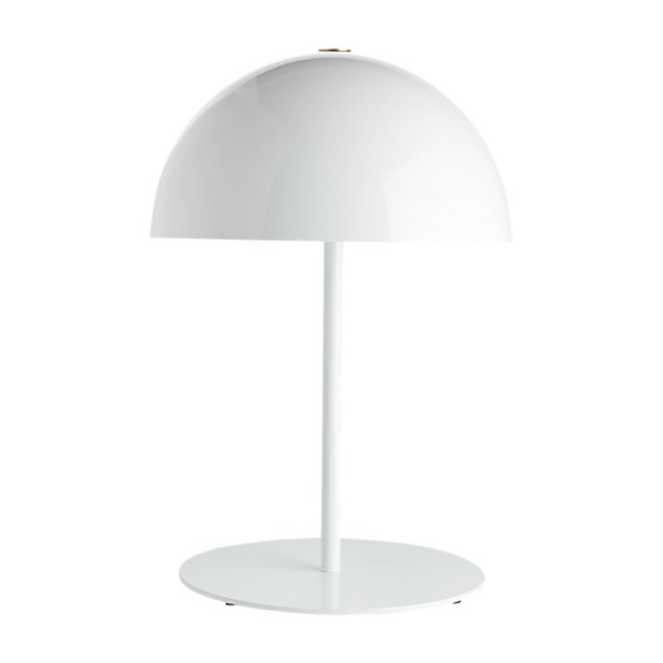 Cb2 hanna white table lamp