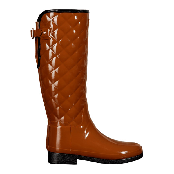 Hunter adjustable quilted gloss rain boots