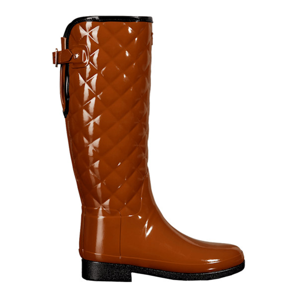 Hunter short top quilted boots