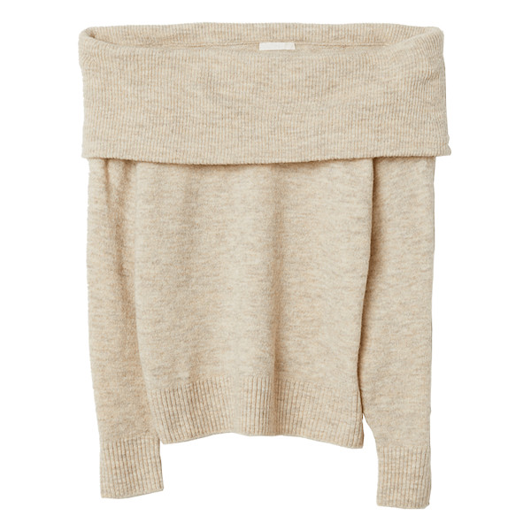 Off the 2025 shoulder sweater h&m