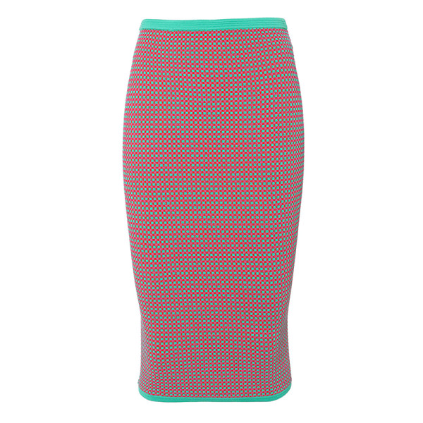 Dvf fitted jacquard pencil skirt