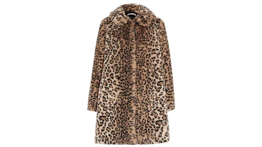 Alice and olivia faux fur coat outlet