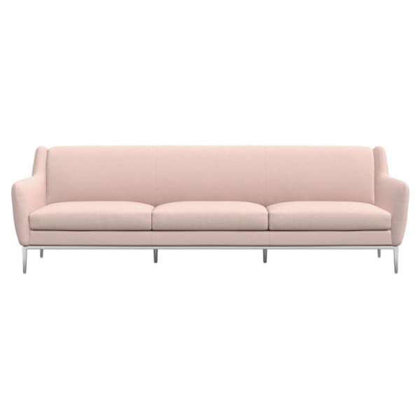 Cb2 alfred extra large blush sofa