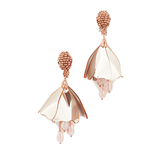 Oscar de la renta drop earrings discount