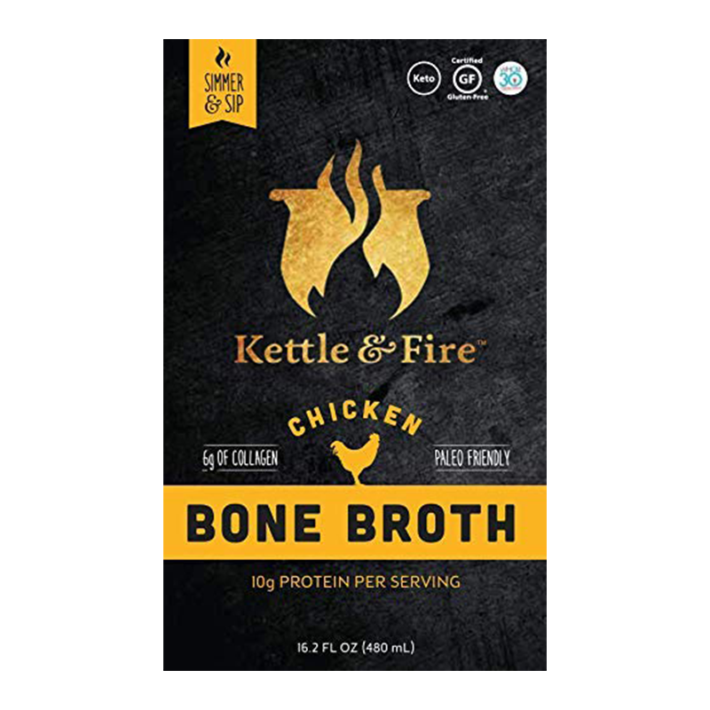Kettle and Fire Chicken Bone Broth Soup Story + Rain