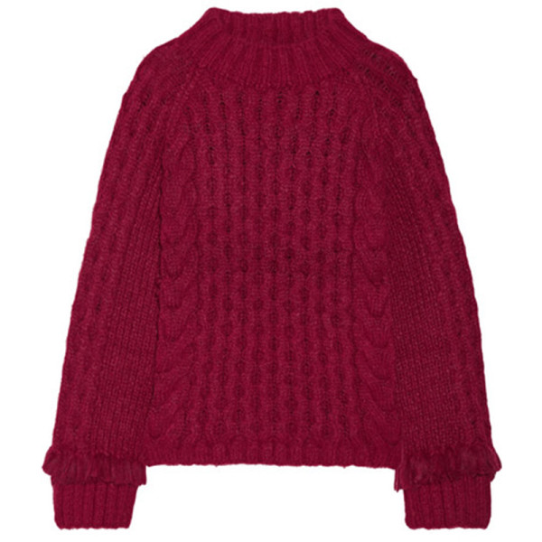 Eleven six lorena fringed sweater
