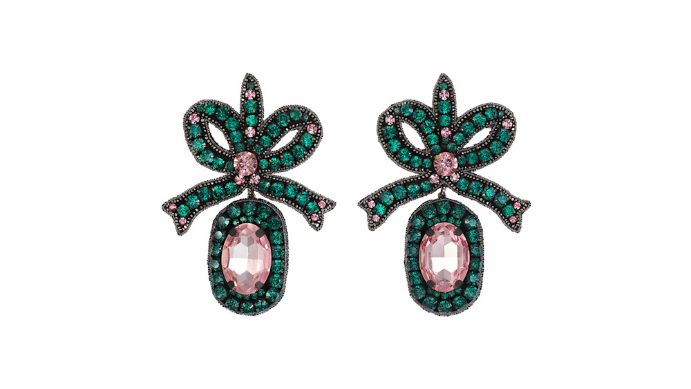 Gucci bow earrings deals