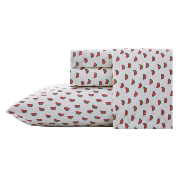 Poppy   fritz cotton percale print sheet set