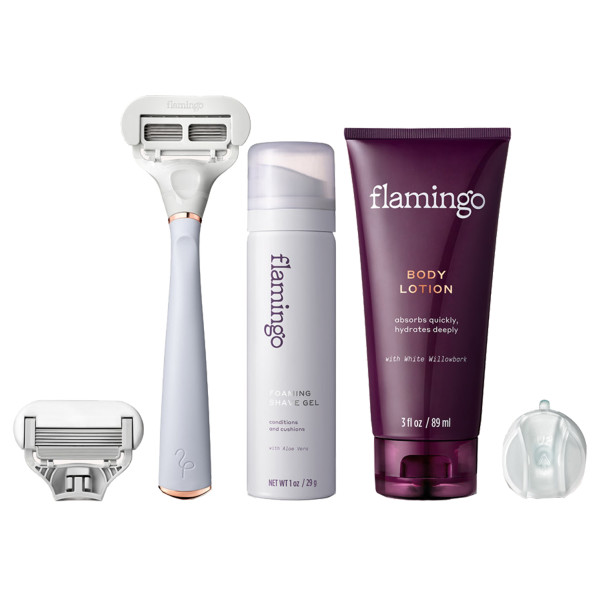 Flamingo shave set