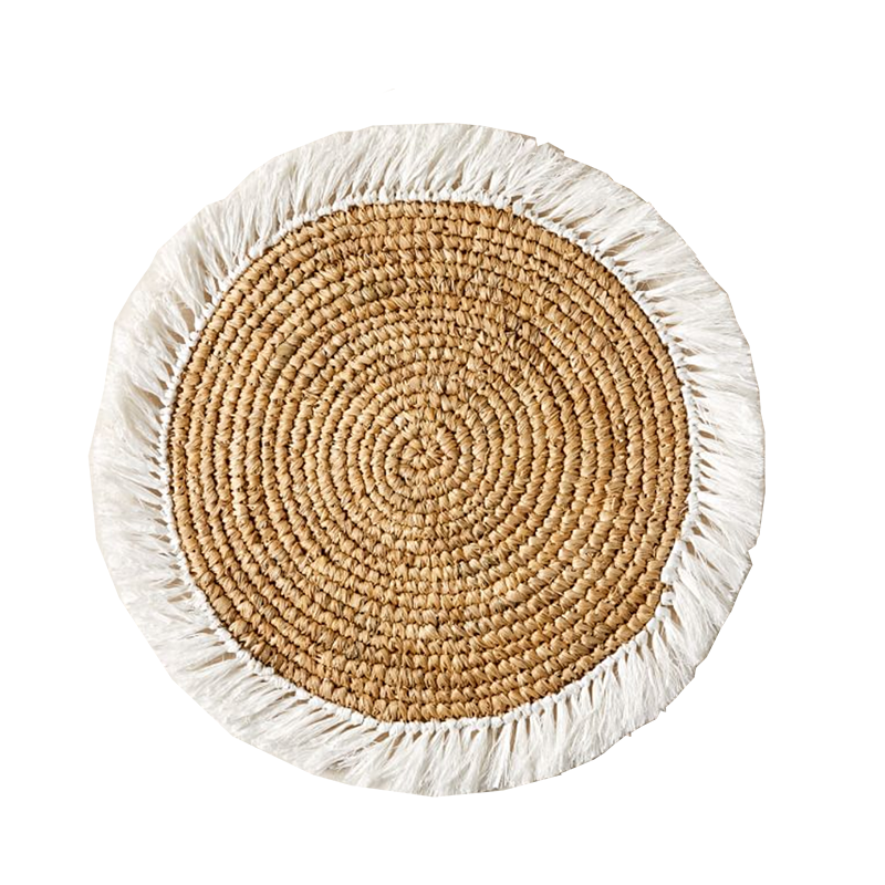 West Elm Woven Rattan Placemat Story + Rain