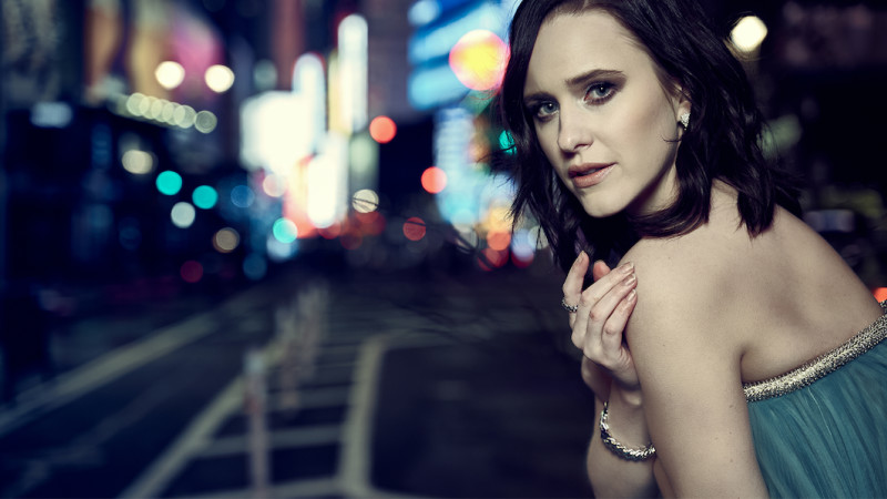 Cover Star Rachel Brosnahan In Times Square
