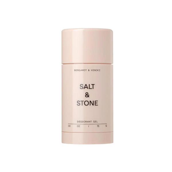 Salt   stone bergamot   hinoki aluminum free clear gel deodorant for sensitive skin