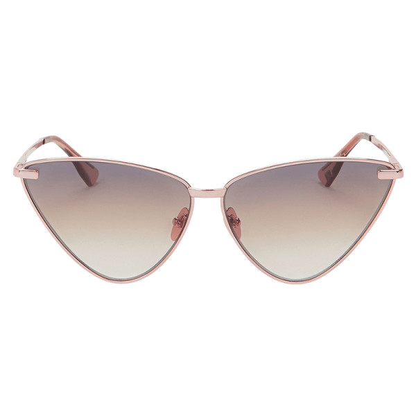 Le specs luxe nero cat eye rose gold sunglasses