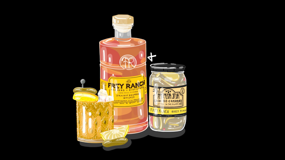 Frey ranch pickle sour cocktail 16x9